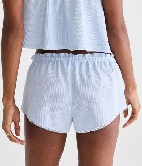 Low-Rise Waffle Sleep Shorts Low-Rise Waffle Sleep Shorts