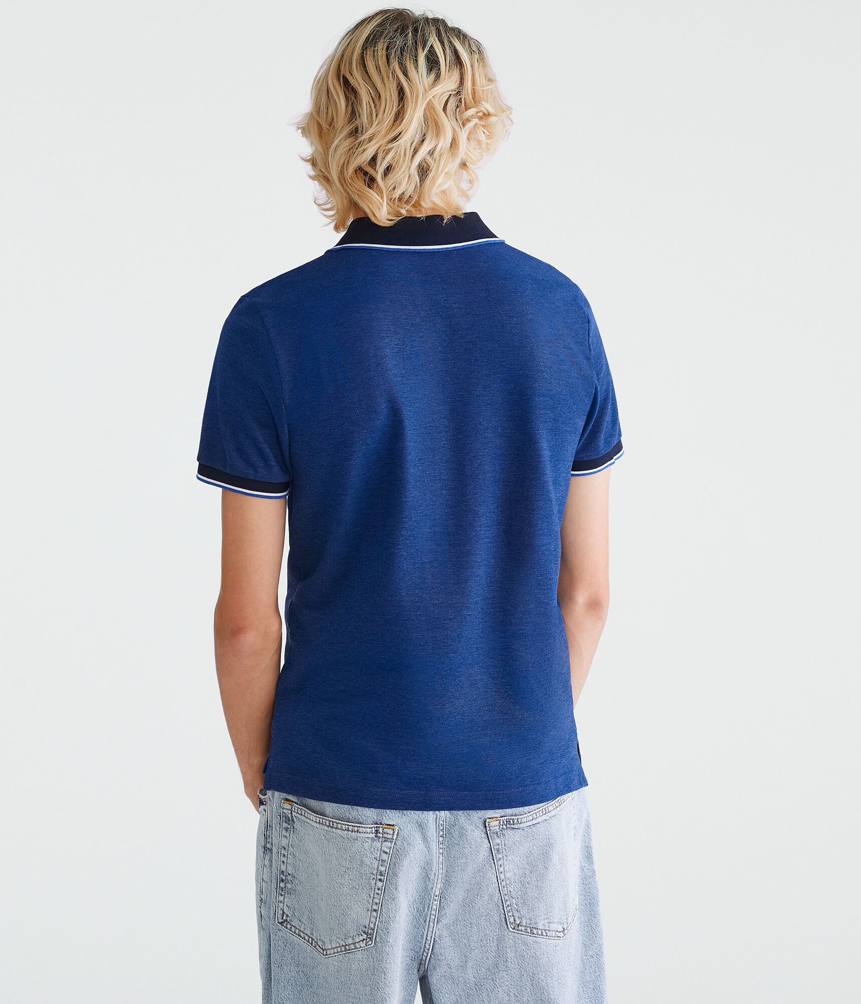 Contrast Tipped Piqu&amp;eacute; Polo