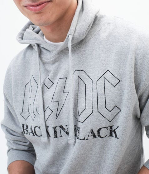 AC/DC Back In Black Pullover Hoodie*** AC/DC Back In Black Pullover Hoodie***