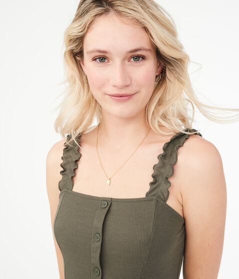 Seriously Soft Ruffle-Strap Tank Seriously Soft Ruffle-Strap Tank