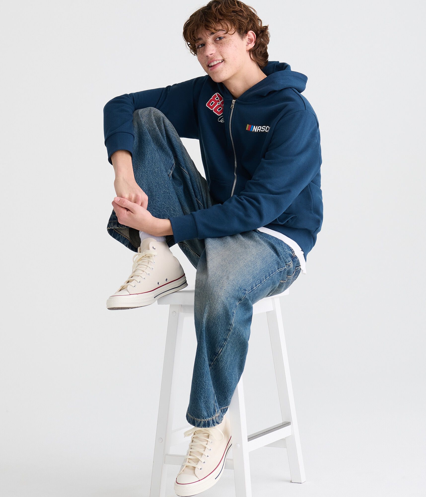 NASCAR Red Bull Trackhouse Full-Zip Hoodie