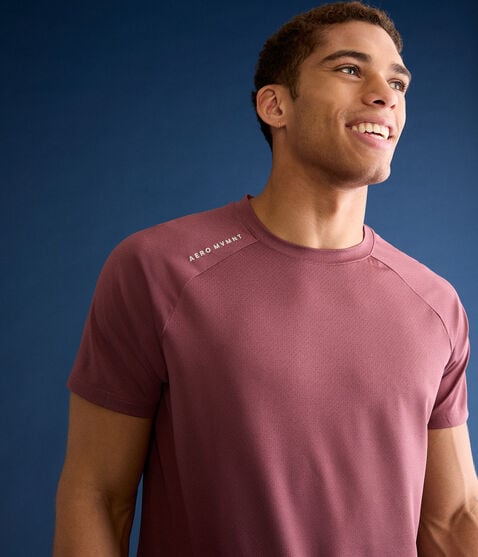 Aero MVMNT Raglan Crew Tee Aero MVMNT Raglan Crew Tee