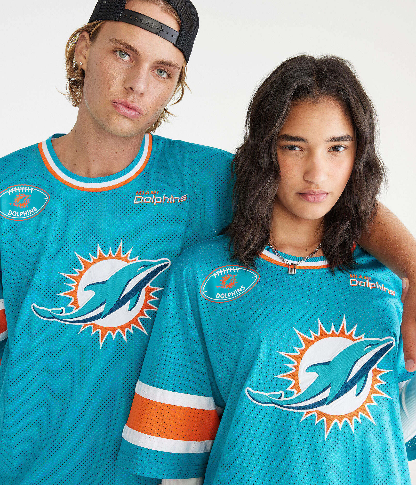 Miami Dolphins Football Mesh Top