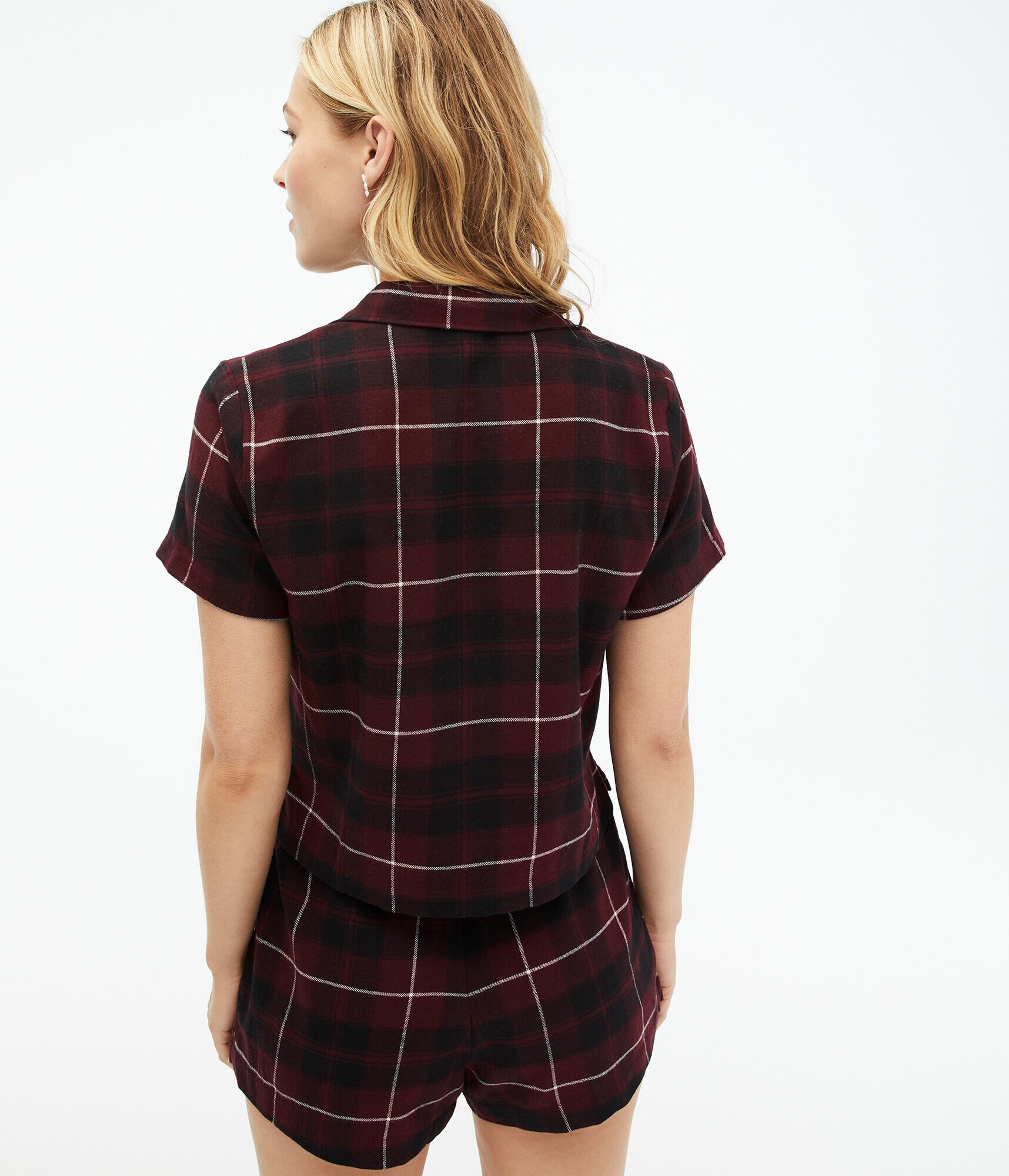 Plaid Cozy Flannel Sleep Shirt