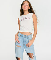 Aero Original Brand Sequin Graphic Tee