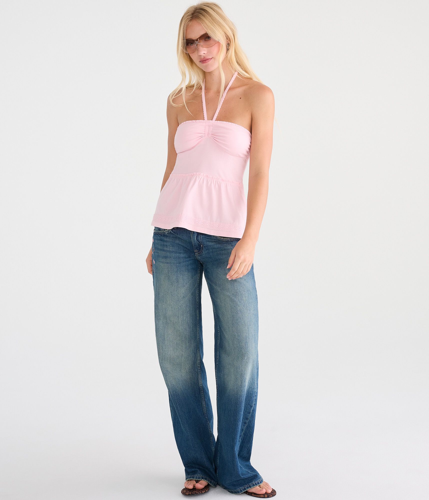 Seriously Soft Babydoll Halter Top