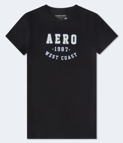 Aero West Coast Appliqué Graphic Tee Aero West Coast Appliqué Graphic Tee