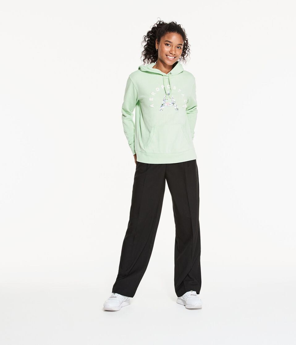 Aeropostale Floral Fill Pullover Hoodie