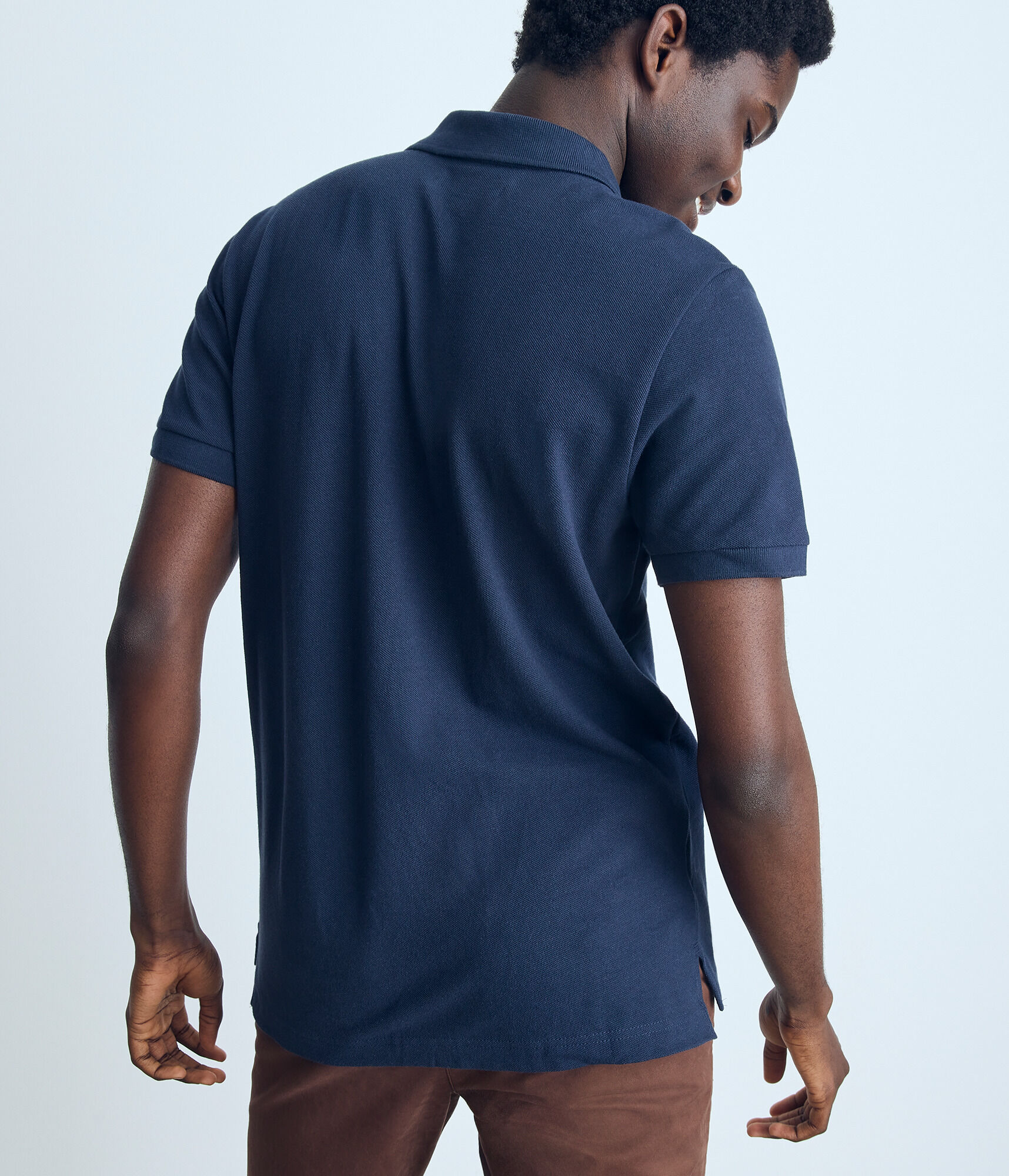 新品　BRIEFING MENS LOGO BACK RIB POLO A87 Logo Piqué Polo | Aeropostale