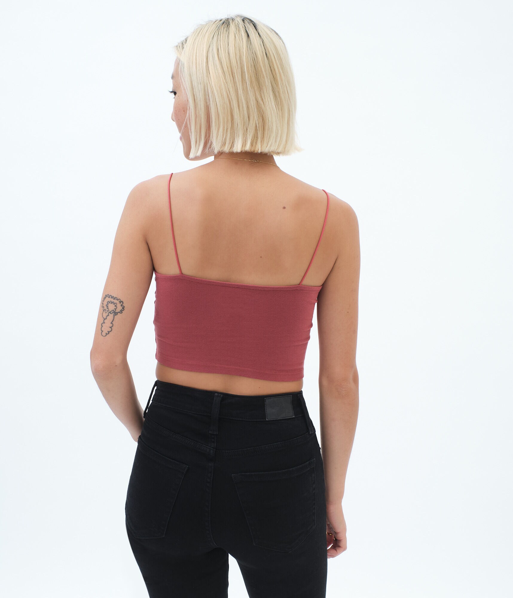 V-Neck Cropped Cami