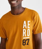 Stacked Aero Logo Appliqué Graphic Tee