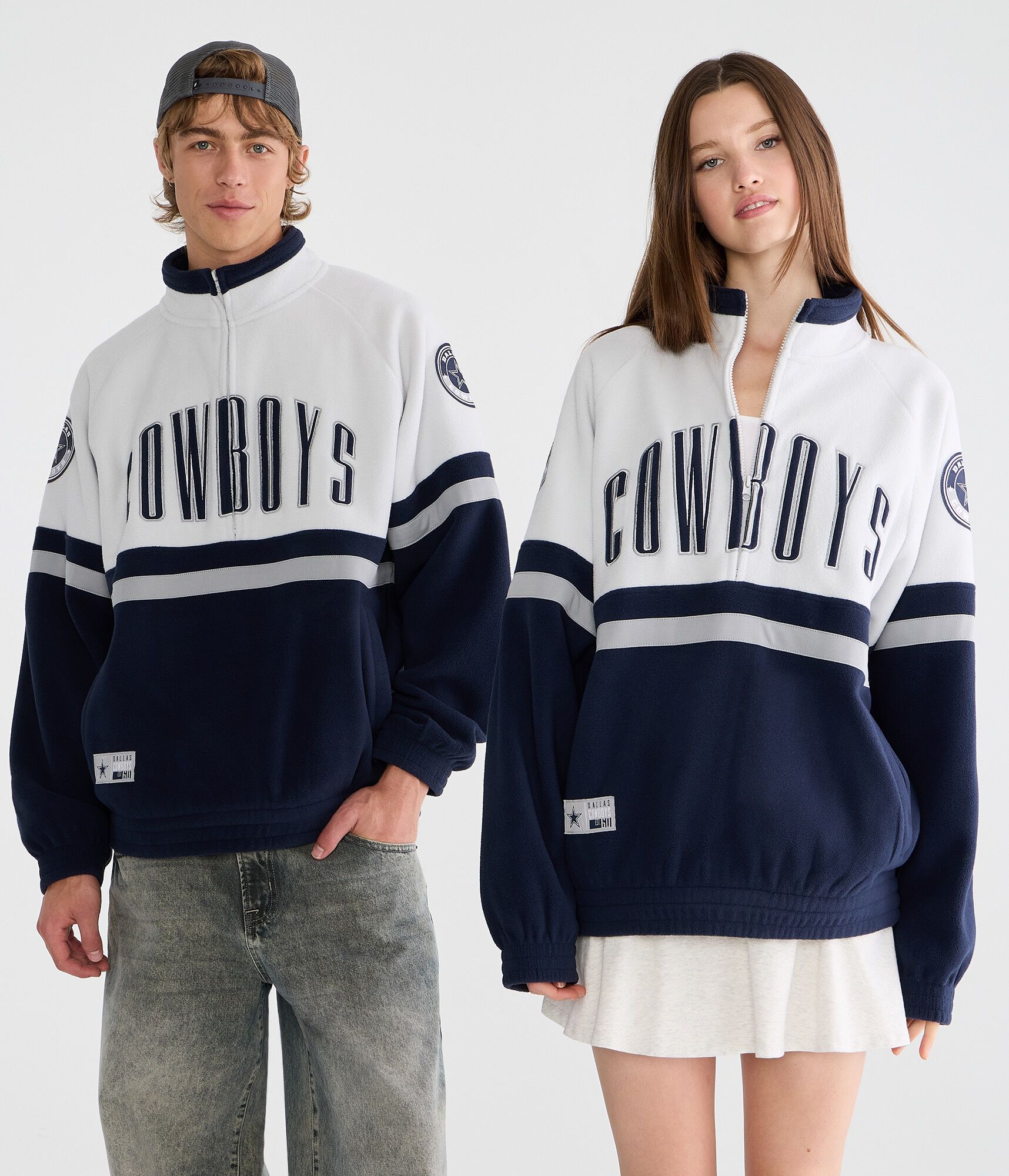 Dallas Cowboys Polar Fleece Half-Zip Sweatshirt