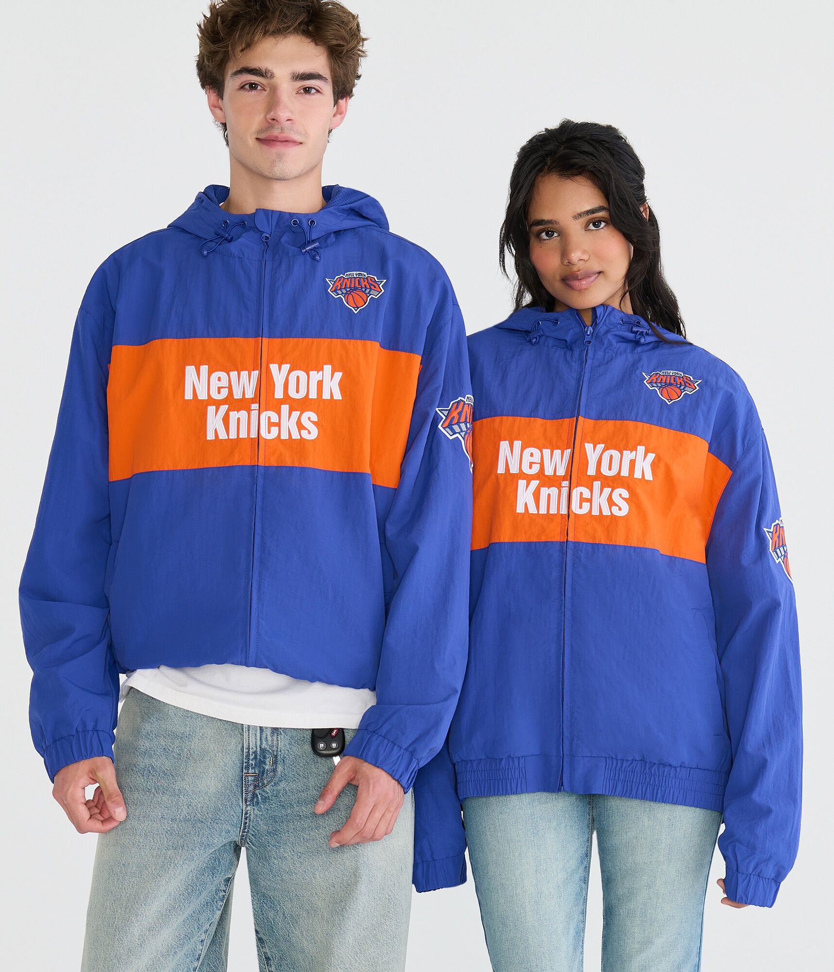 New York Knicks Hooded Track Jacket