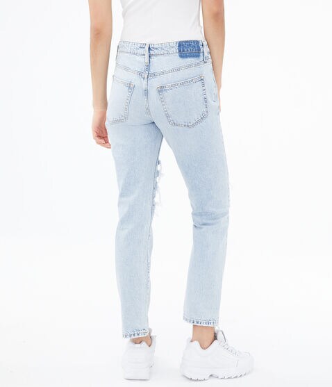 Real Denim Low-Rise Boyfriend Ankle Jean