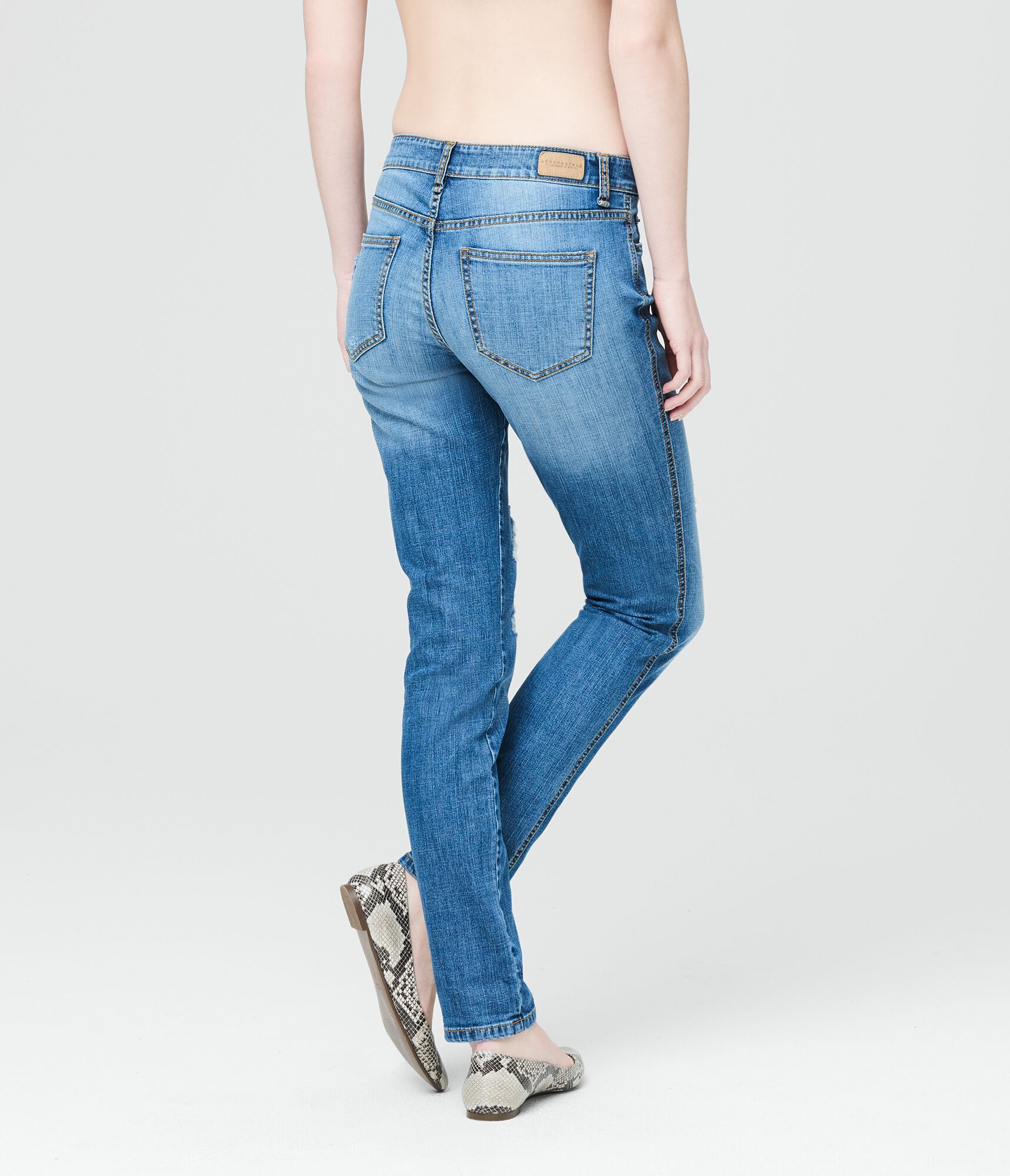 Girlfriend Destroyed Dark Wash Jean