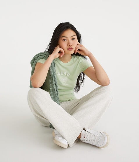 Aero Arch Butterfly Appliqué Graphic Tee Aero Arch Butterfly Appliqué Graphic Tee