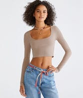 Long Sleeve Ballet Tiny Top