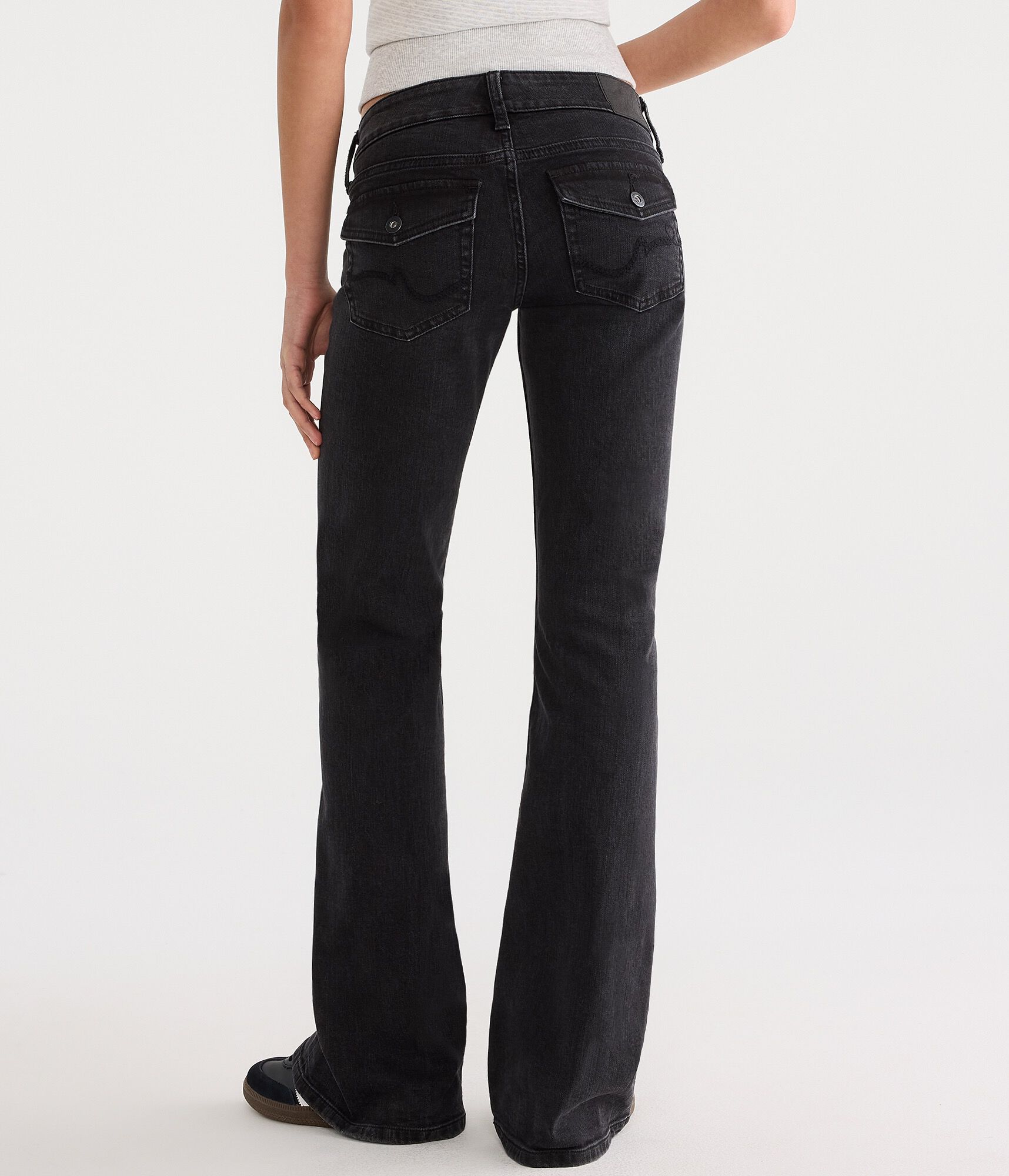 Super Low-Rise Flare Jean