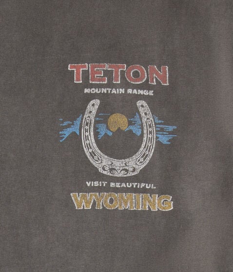 Teton Wyoming Cowboy Graphic Tee Teton Wyoming Cowboy Graphic Tee