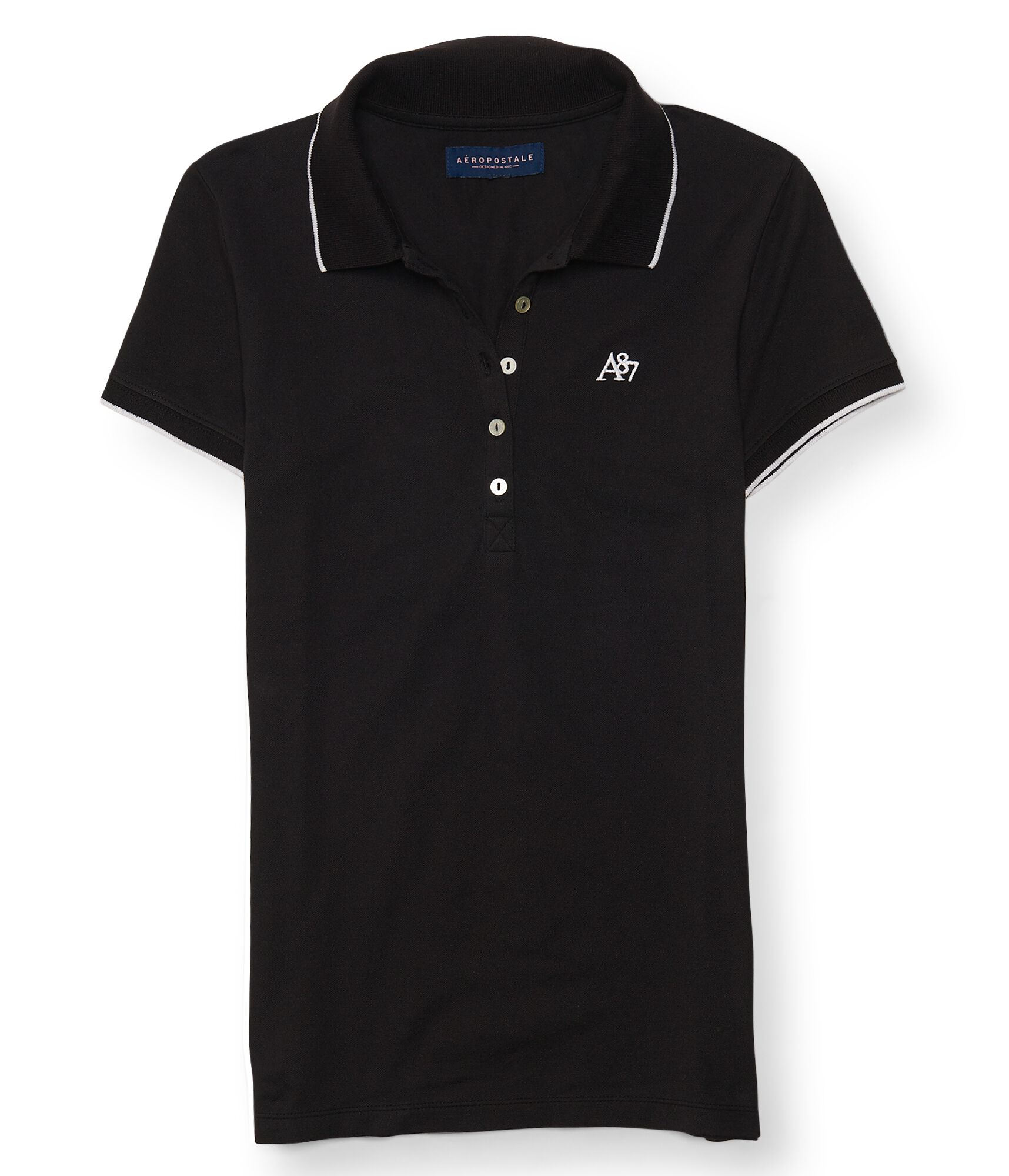 A87 Tipped Piqu&eacute; Polo