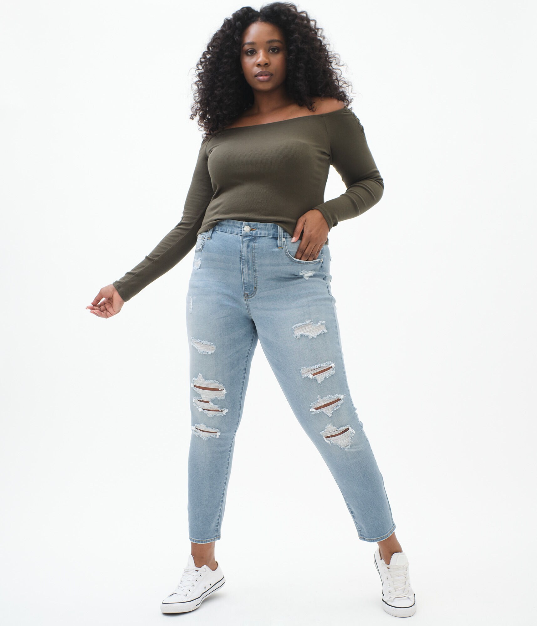 Premium Seriously Stretchy High-Rise Curvy Jegging