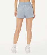 High-Rise Windbreaker Shorts