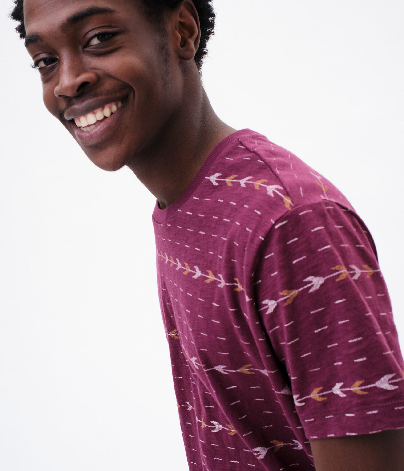 Arrow Stripe Graphic Tee