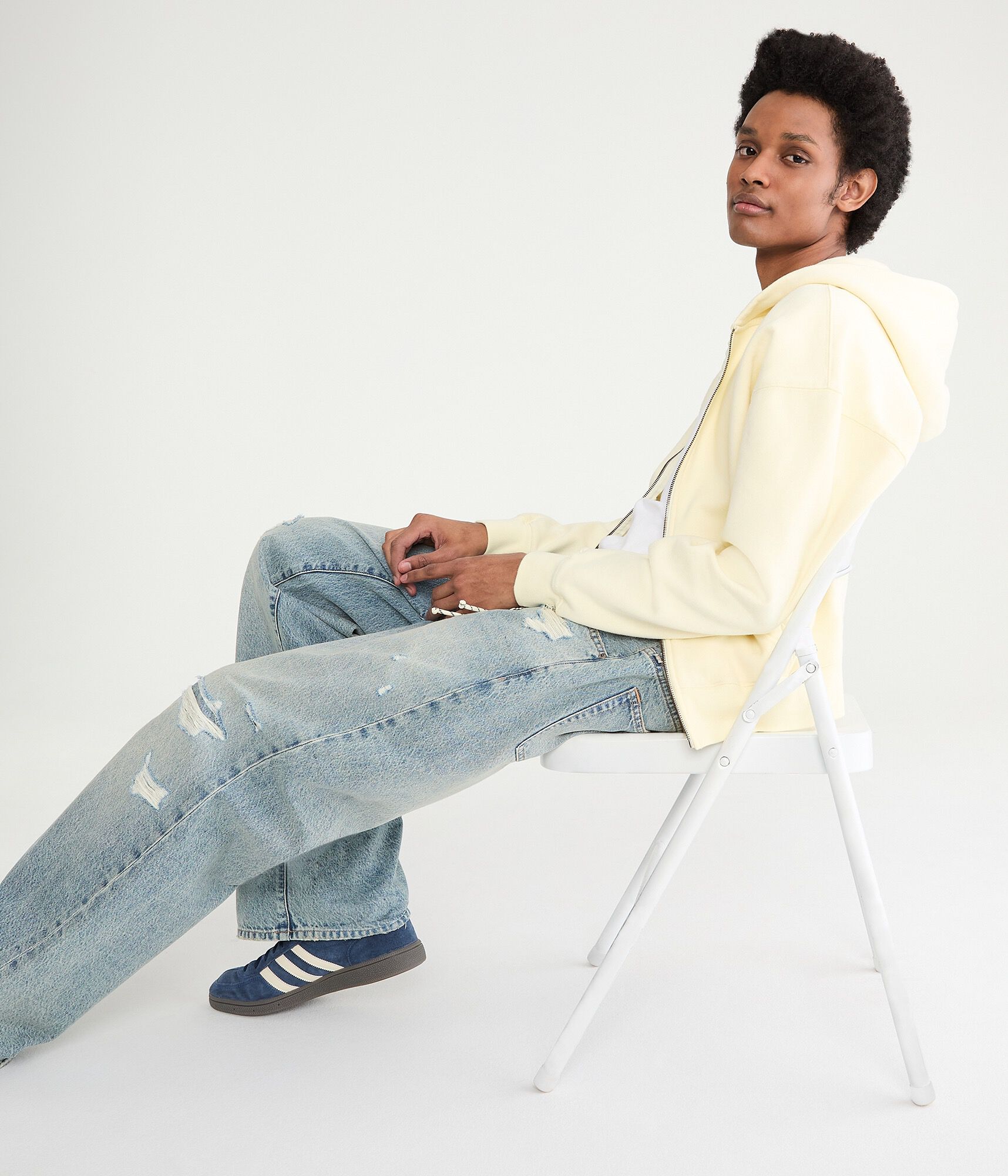 Cloud Soft Boxy Full-Zip Hoodie