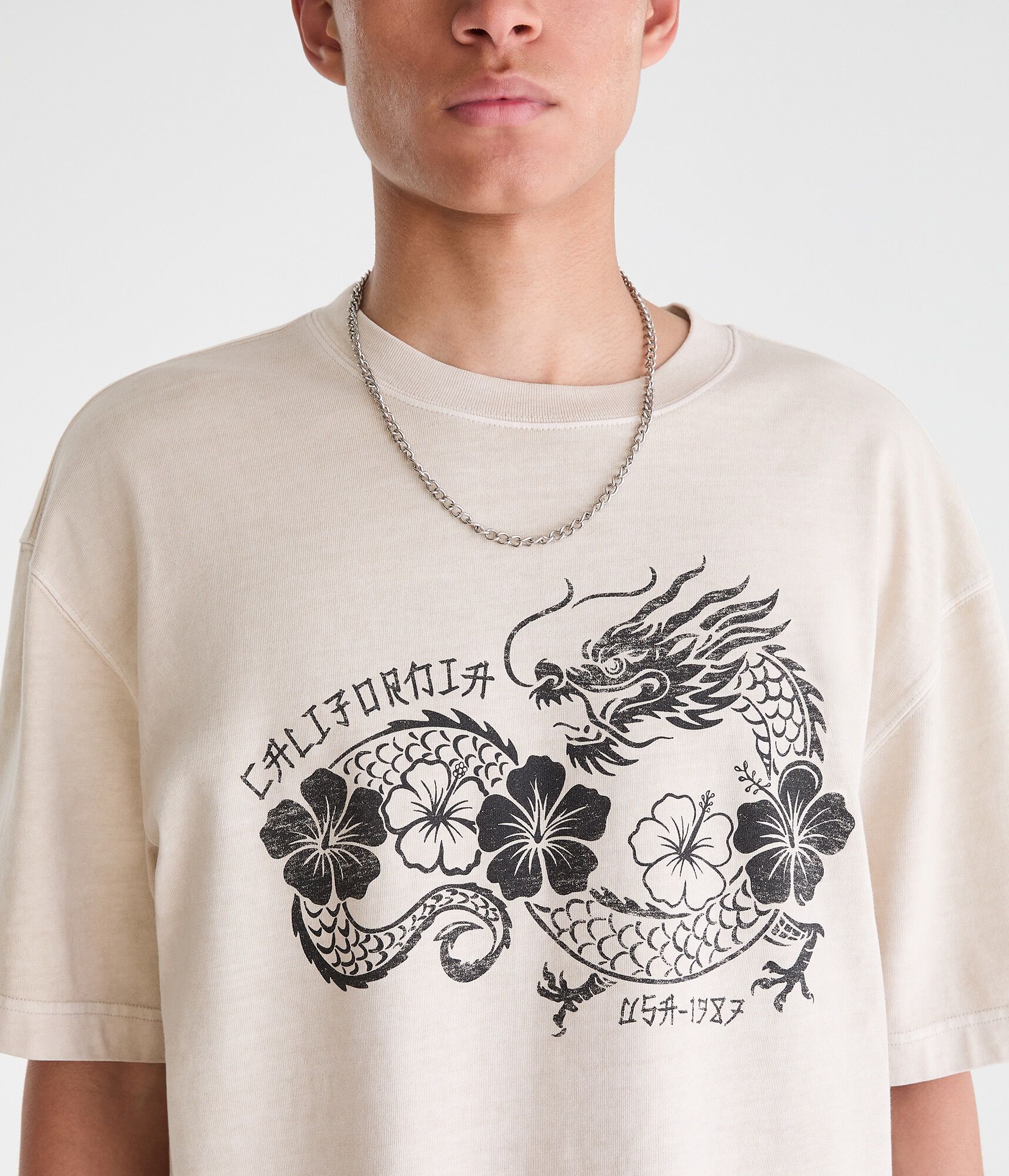California Dragon Washed Graphic Tee