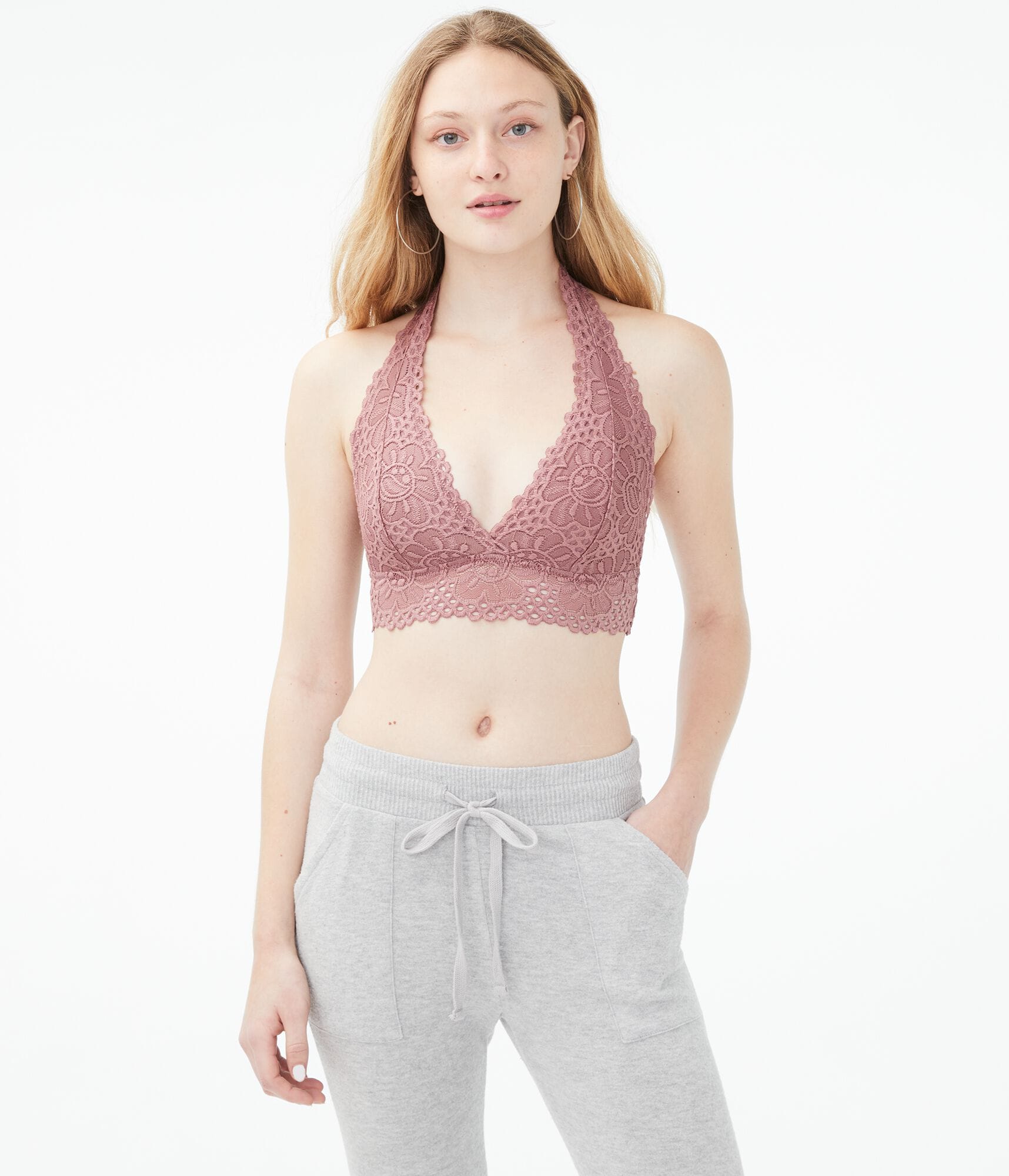 Lace Halter Bralette