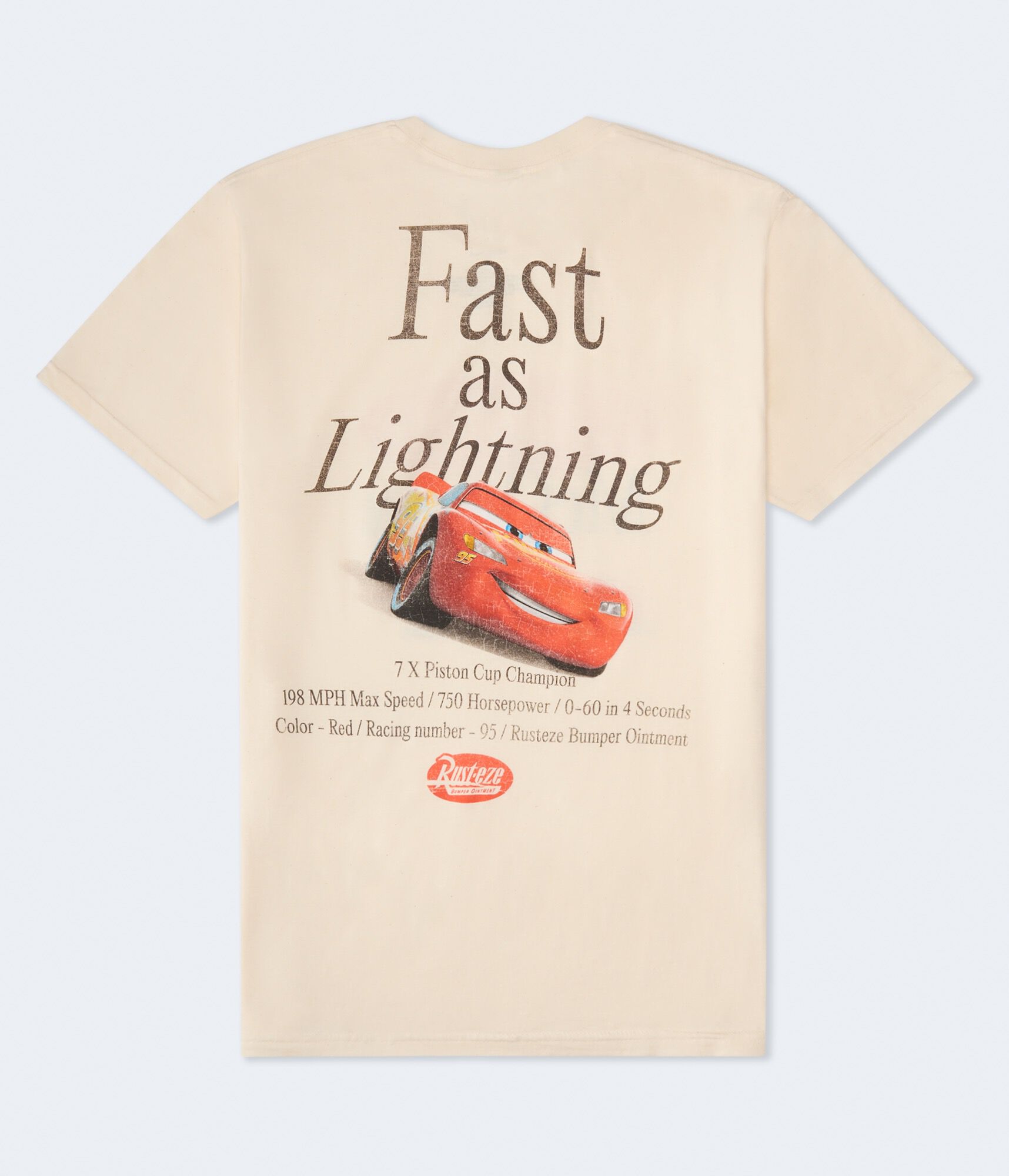 Disney Pixar Cars Lightning McQueen Relaxed Graphic Tee