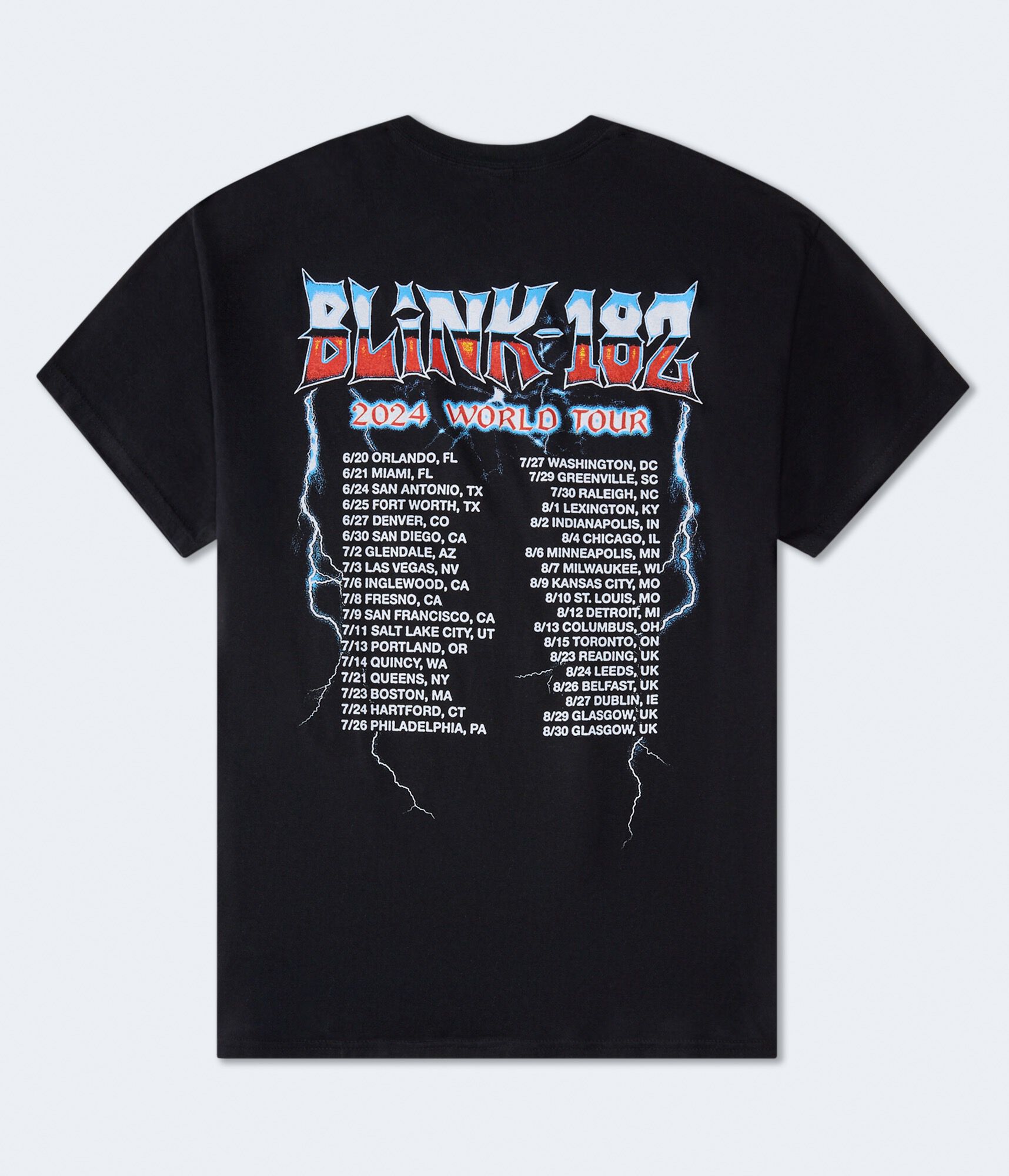 Blink-182 2024 World Tour Relaxed Graphic Tee