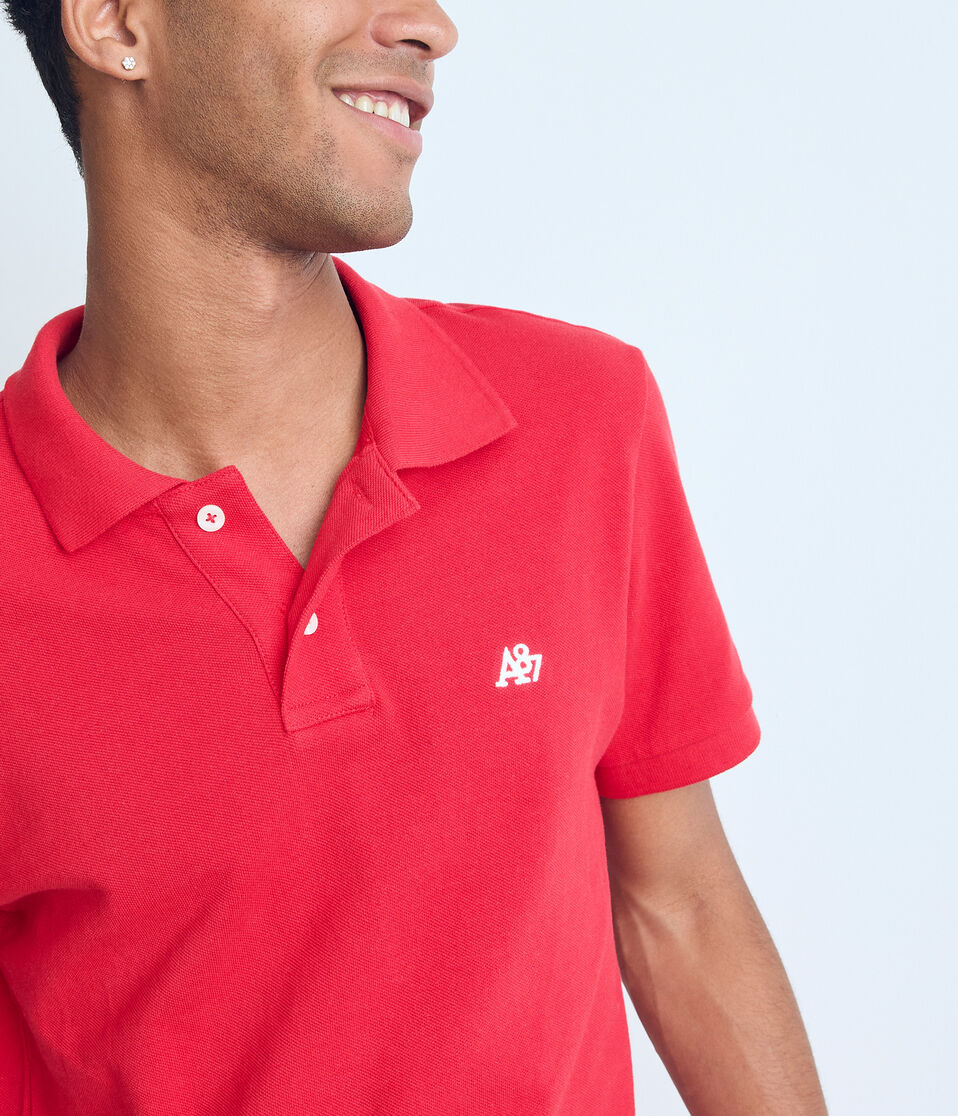 A87 Logo Piqué Polo