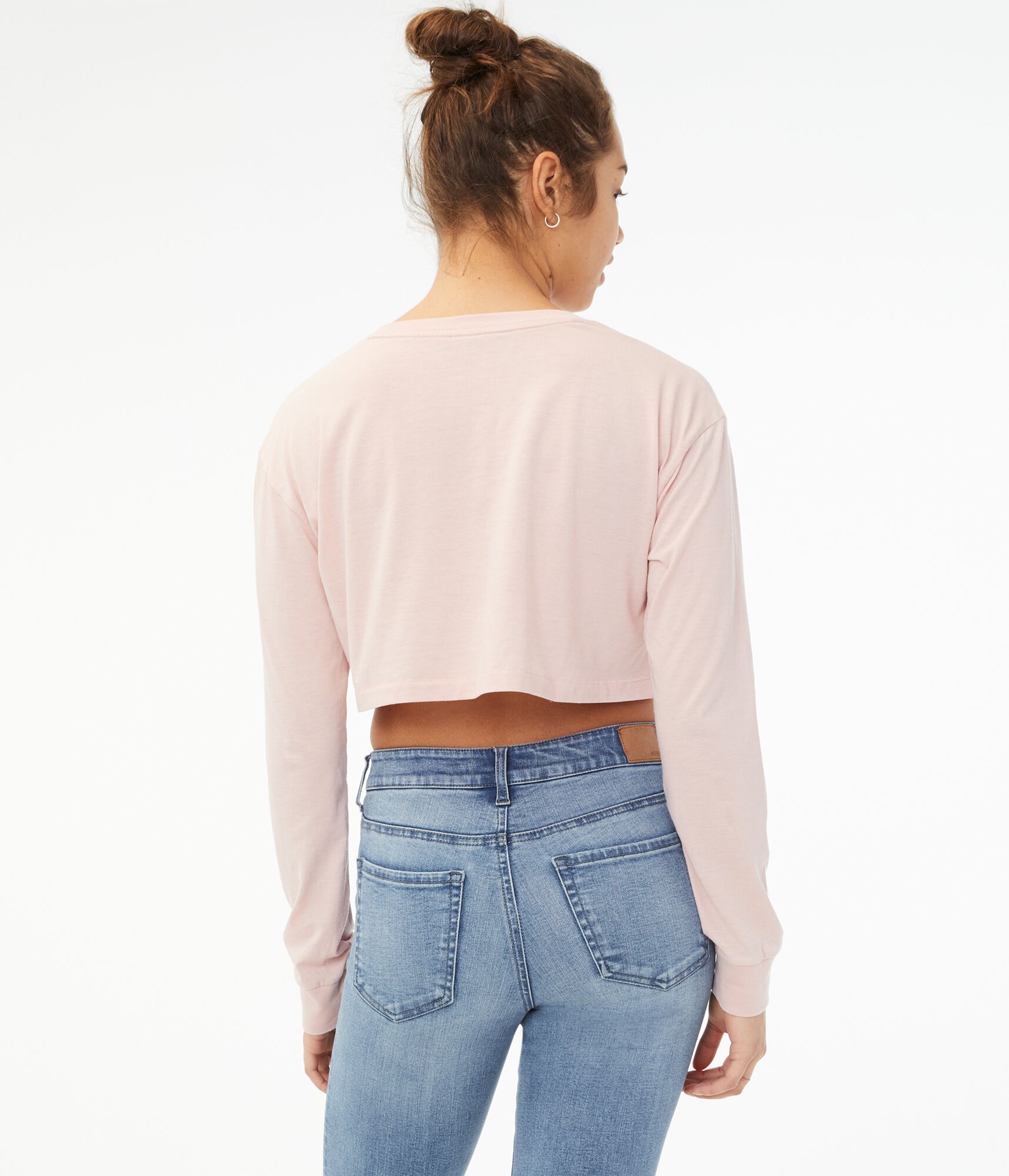 Burnout Cropped Crew Tee
