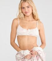 Forest Camo Waffle Henley Bralette