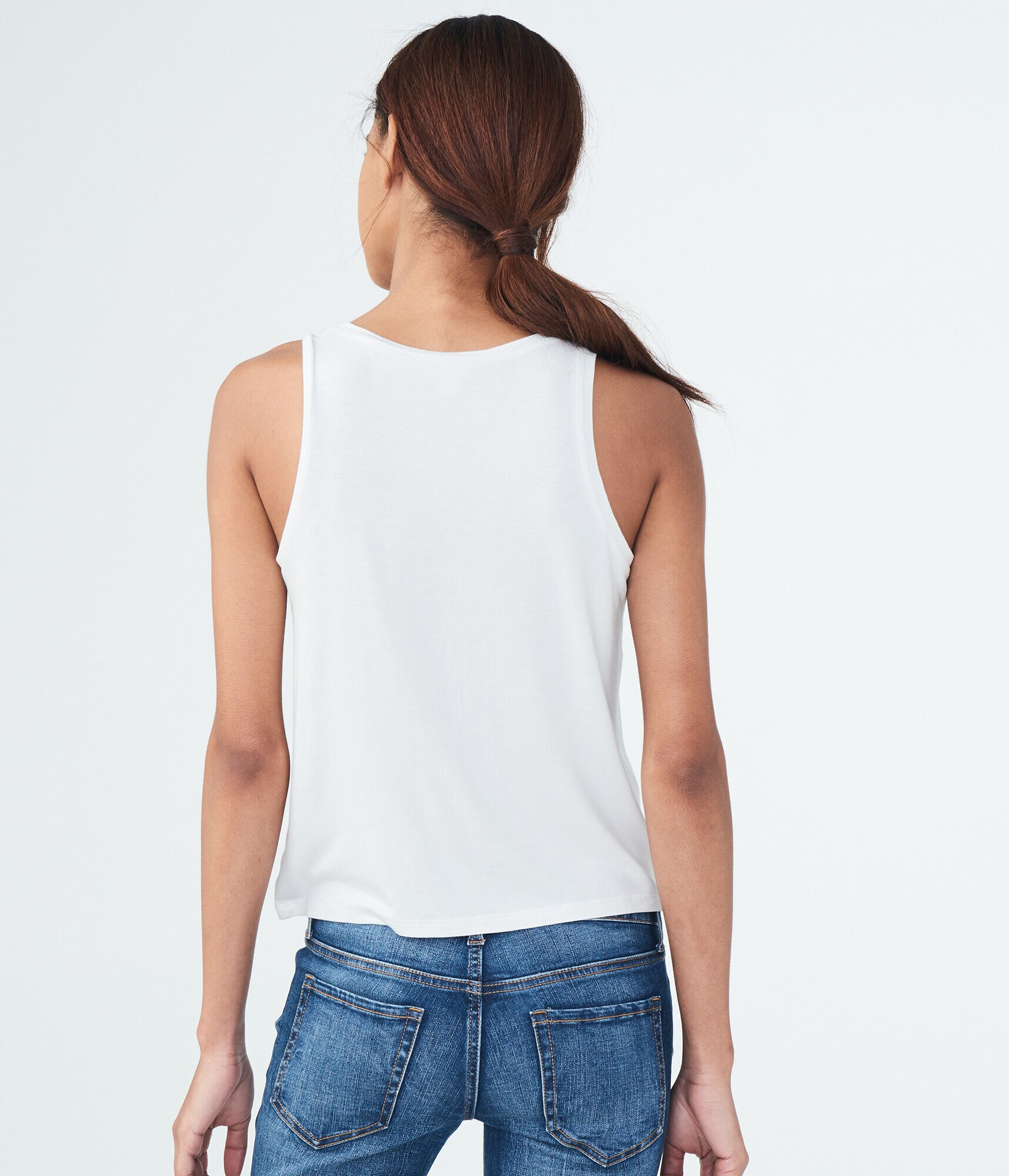 Solid Embellished Tank