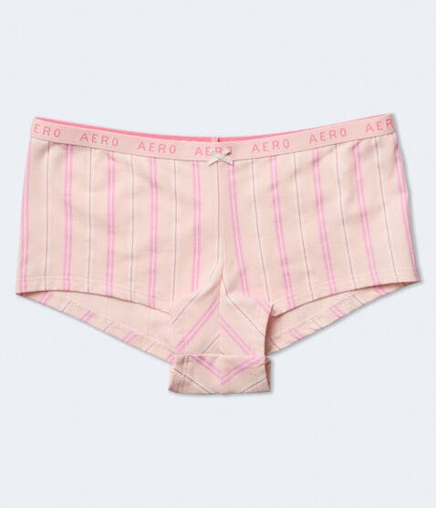 Striped Logo Boyshort Striped Logo Boyshort