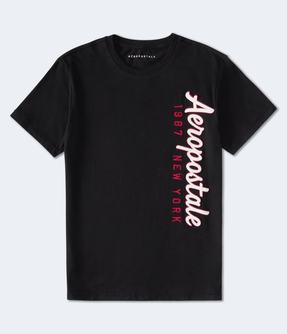 Aeropostale Script Appliqué Graphic Tee