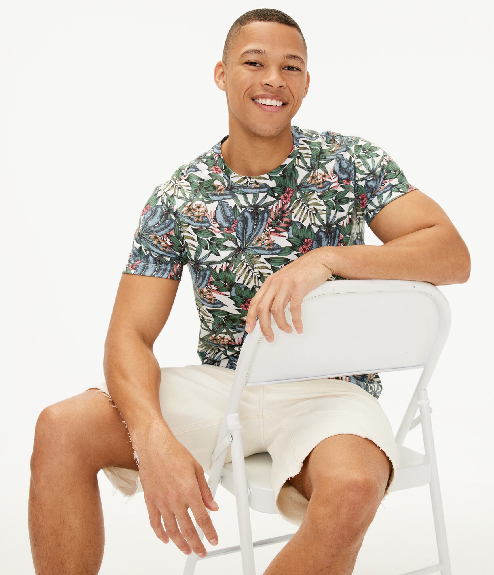 Tropical Floral Graphic Tee