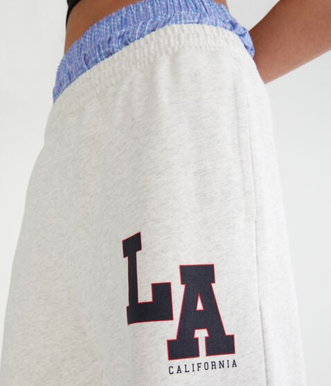 California Mid-Rise Wide Leg Sweatpants