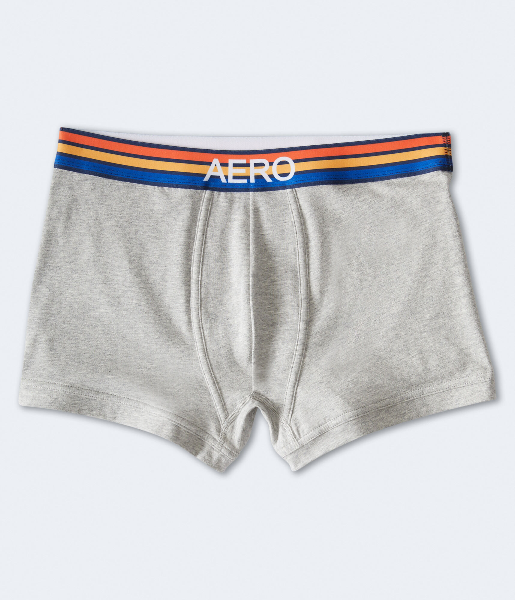 Striped Waistband Knit Trunks