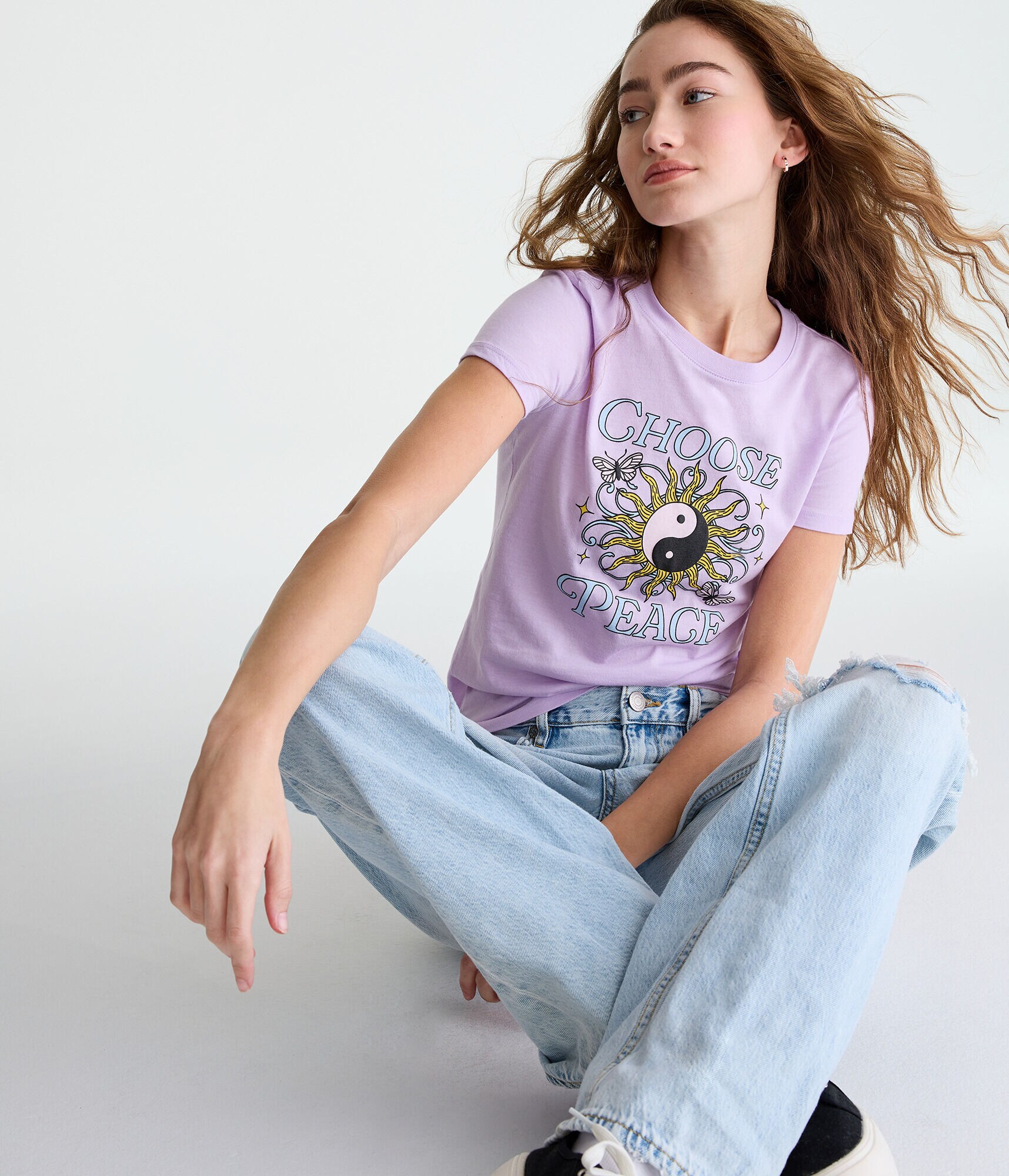 Yin-Yang Peace Graphic Tee