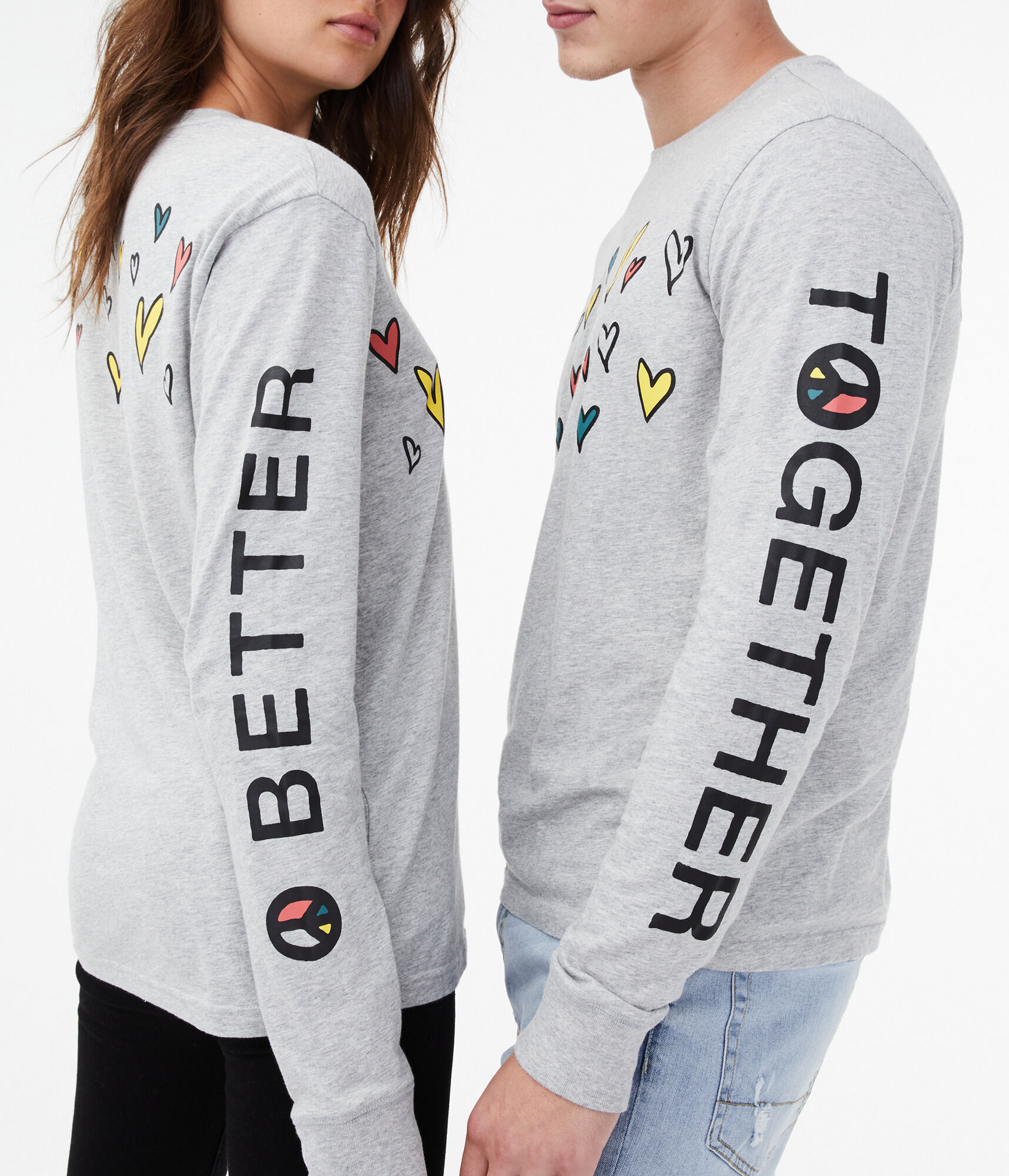 Long Sleeve Aero One Better Together Graphic Tee