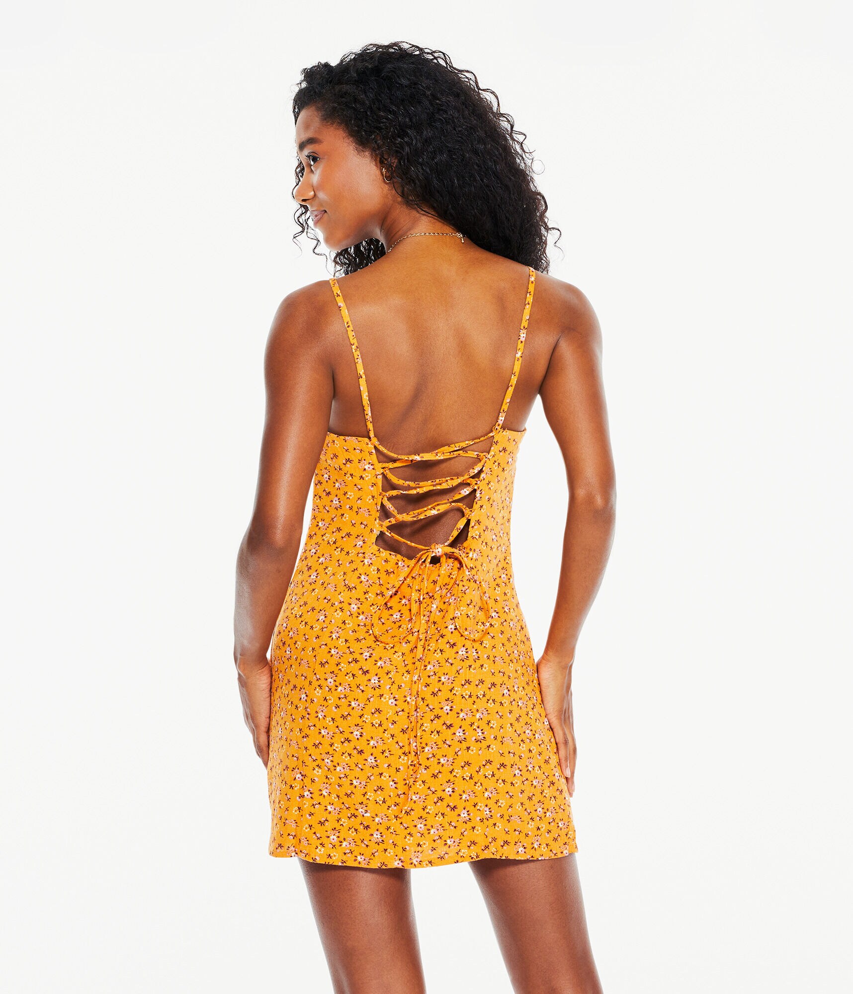 Floral Notch-Neck V-Wire Bustier Dress