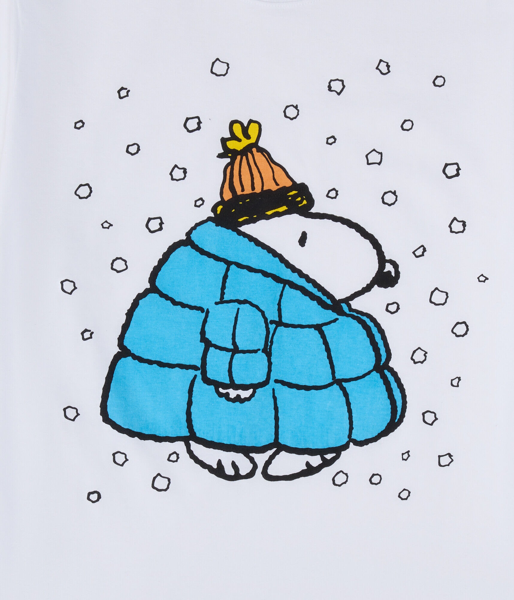 Snoopy Puffer Jacket Oversized Graphic Tee