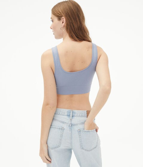 Seamless Waffle Longline Bralette Seamless Waffle Longline Bralette