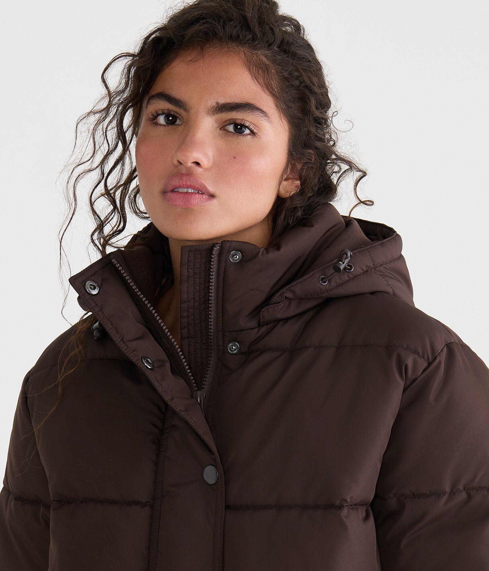 Midweight Hooded Puffer Jacket