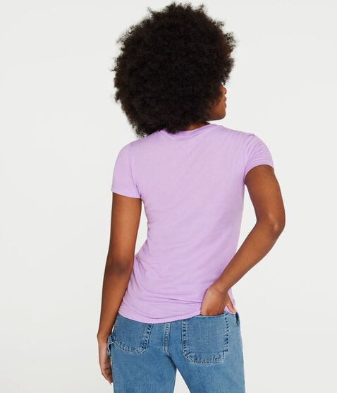 Aeropostale Butterfly Foil Graphic Tee