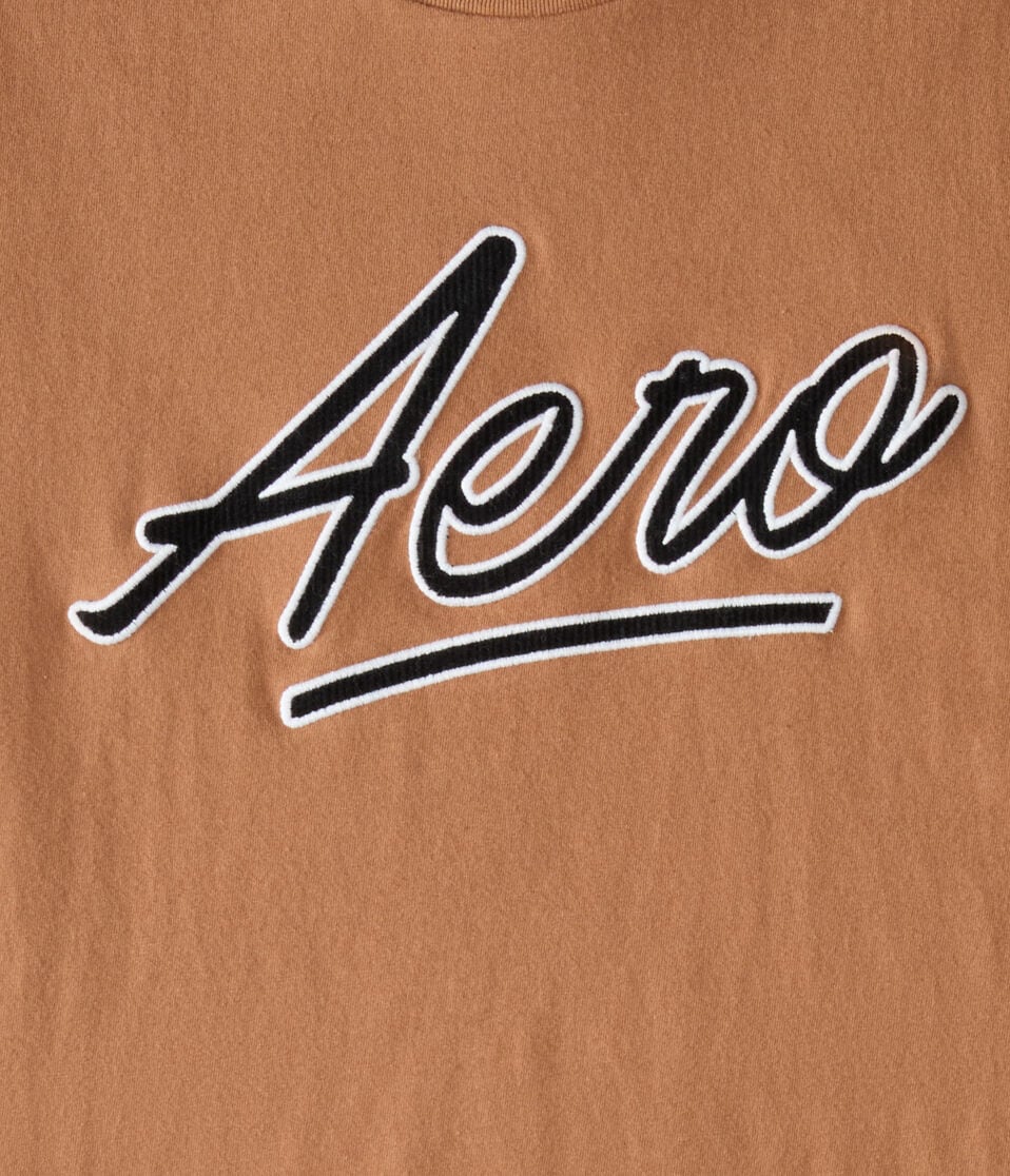 Aero Script Appliqué Graphic Tee