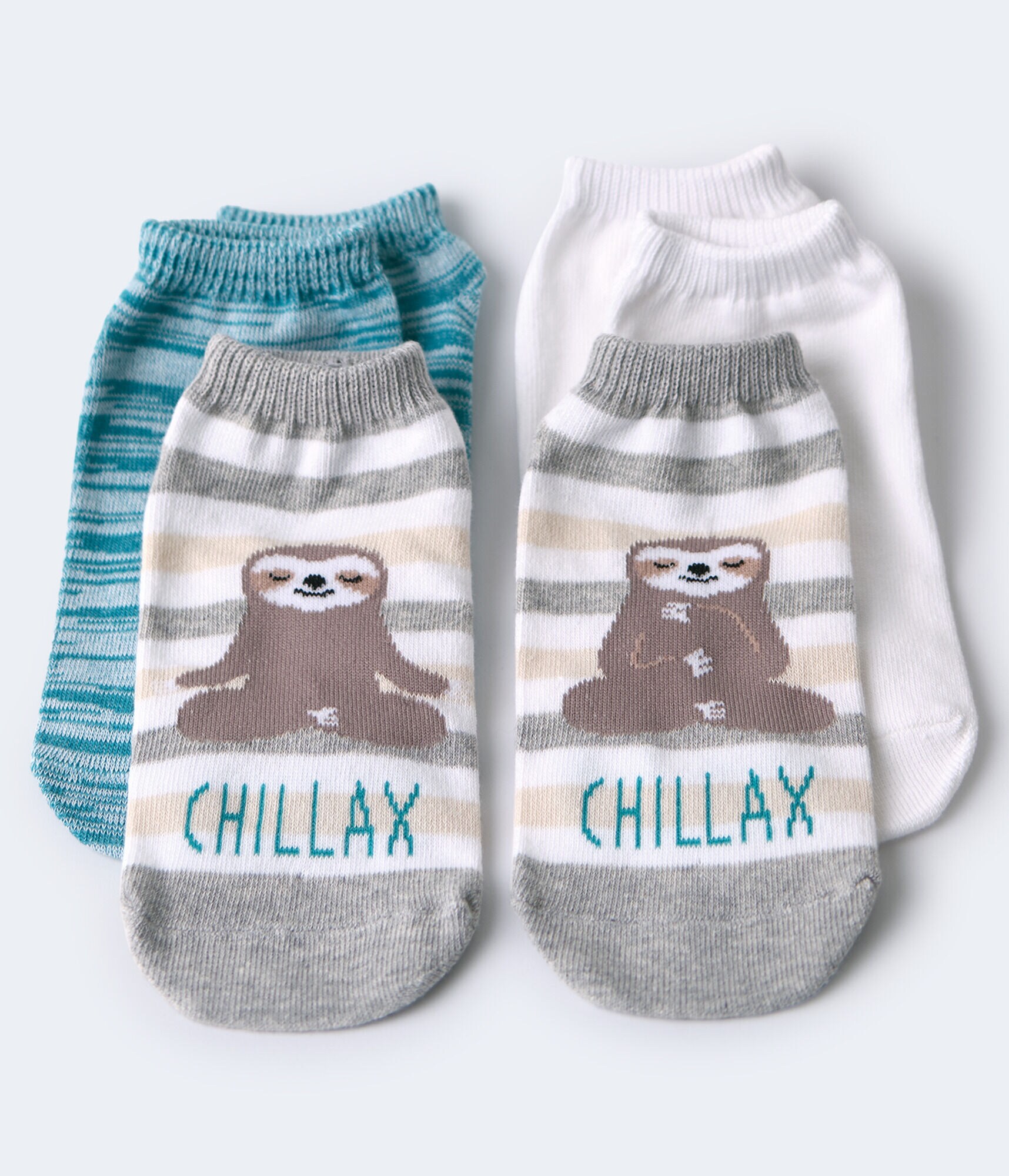 Sloth Ankle Sock 3-Pack